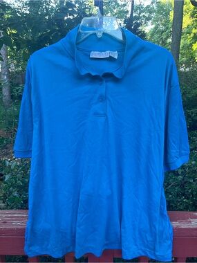Allison Smith II Royal Blue Polo Shirt Women’s Plus Size 22W Golfing